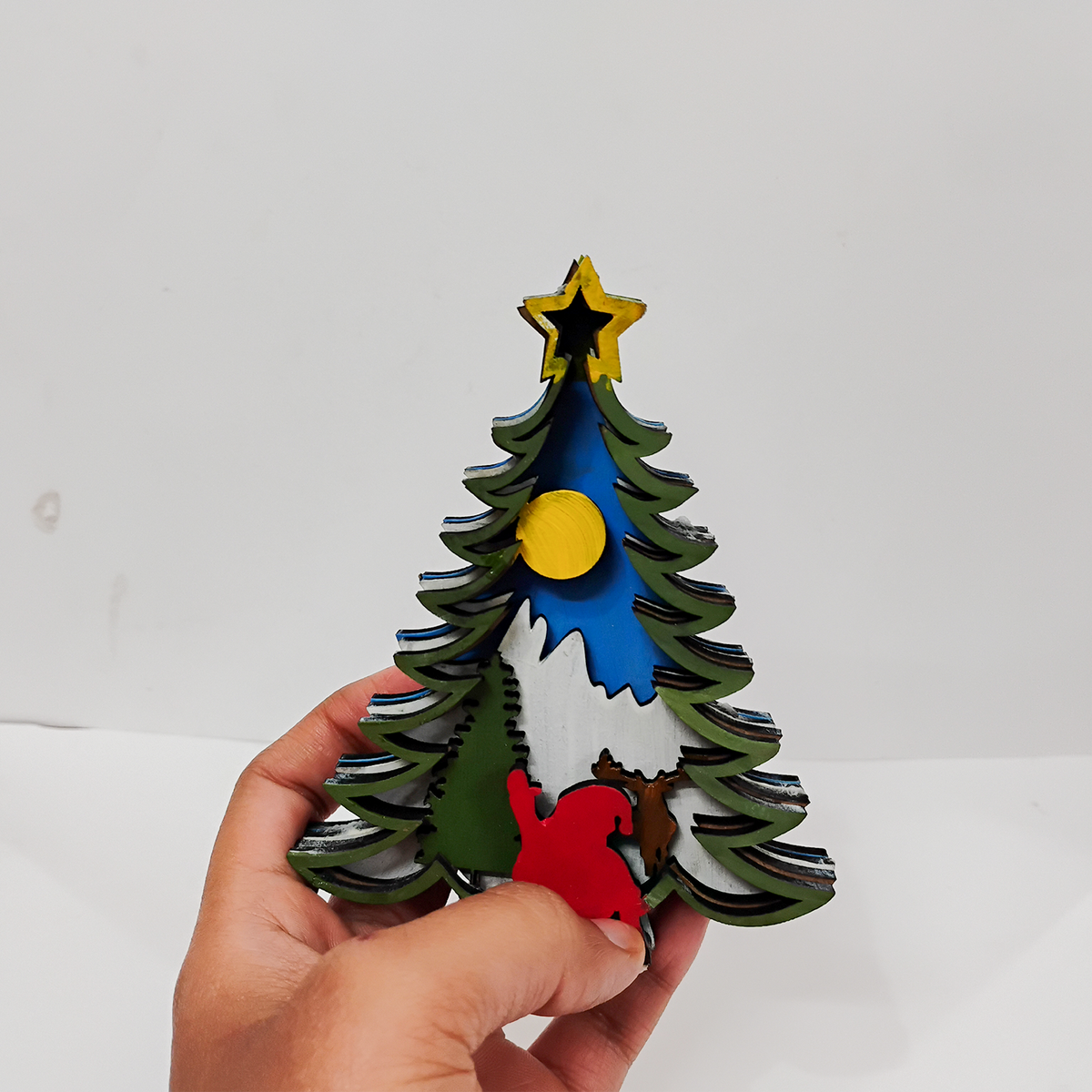 WonderLab Storytime Christmas Tree Kit for Kids | DIY Christmas Craft Activity Kit | STEM & Art Learning Toy | Creative Holiday Gift for Boys & Girls 3+ Years