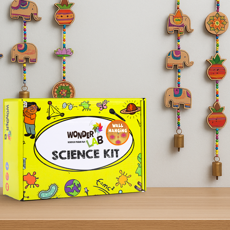 WonderLab Wall Hanging Kit for Kids | DIY Art & Craft Activity Kit | Creative Home Décor Learning Toy | STEM & Art Gift for Boys & Girls 3+ Years