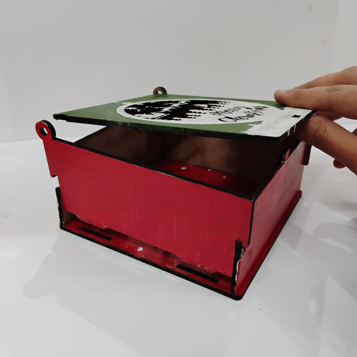 WonderLab Santa Candy Box Kit for Kids | DIY Christmas Craft Activity Kit | STEM & Art Learning Toy | Creative Holiday Gift for Boys & Girls 4+ Years
