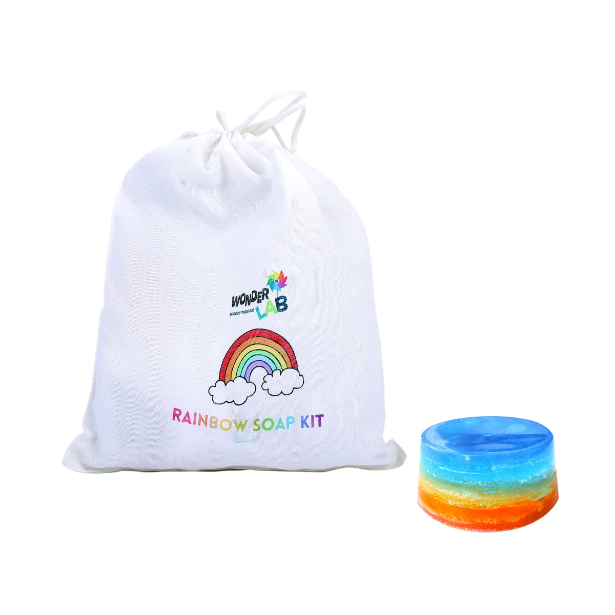 WonderLab Rainbow & Unicorn Spa Lab Kit for Kids | DIY Science Activity Kit | Soap Making, Bath Bombs & Shimmery Scrub Craft Set | STEM Learning Gift for Boys & Girls 6-12 Years